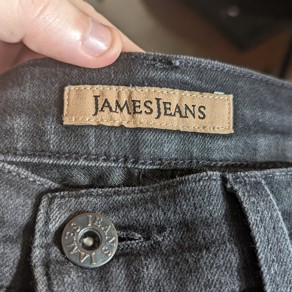 James Jeans High Class Edition Skinny Jeans in Black Shadow - Sz 28 - Picture 10 of 12